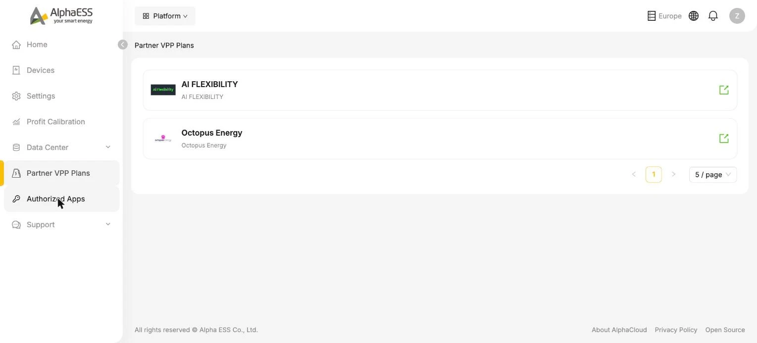 Partner VPP Plans page